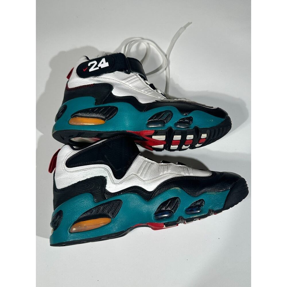 Nike Air Griffey Max 1 DJ5193-100 White Teal Black Red – Size 7Y - Picture 3 of 8